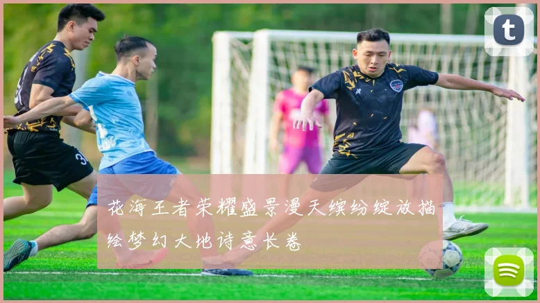 花海王者荣耀盛景漫天缤纷绽放描绘梦幻大地诗意长卷