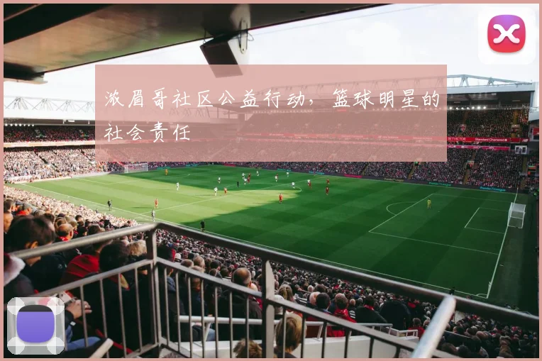 浓眉哥社区公益行动，篮球明星的社会责任