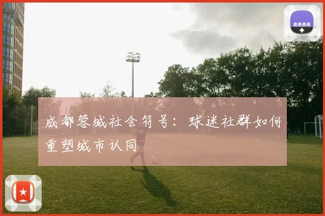 成都蓉城社会符号：球迷社群如何重塑城市认同